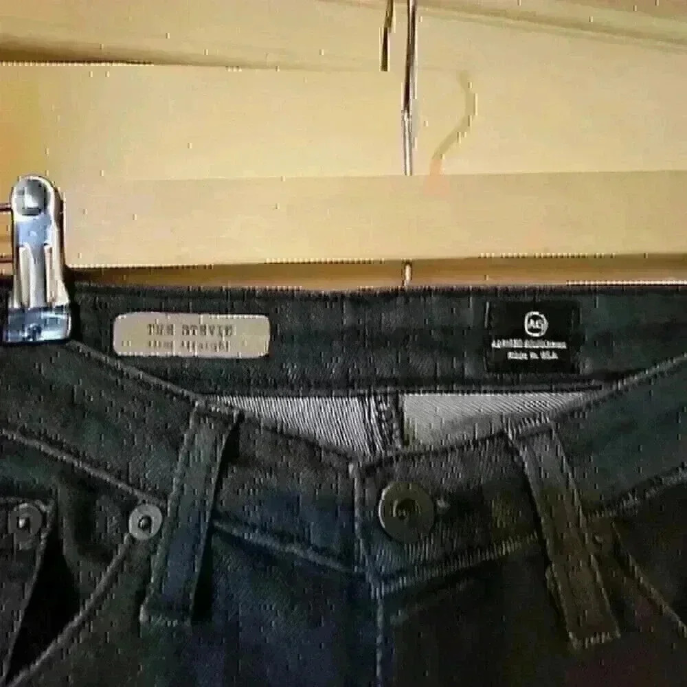35. Slim straight the Stevie dark denim wash size 26r  by ag Adriano goldschmied - Picture 4 of 7